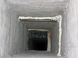 Герметизация вентиляционной шахты изнутри